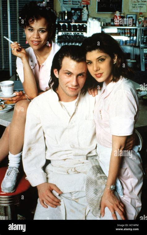 UNTAMED HEART Rosie Perez Christian Slater Marisa Tomei 1993 Stock