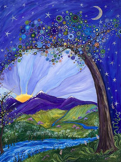 Dreaming Tree By Tanielle Childers Tree Art Whimsical Art Art Painting