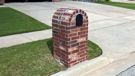Brick Mailbox With Round Top Brick Style Aztec Blend Boral
