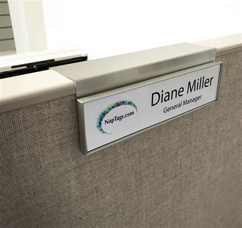 Office Cubicle Name Plate Holders Image To U