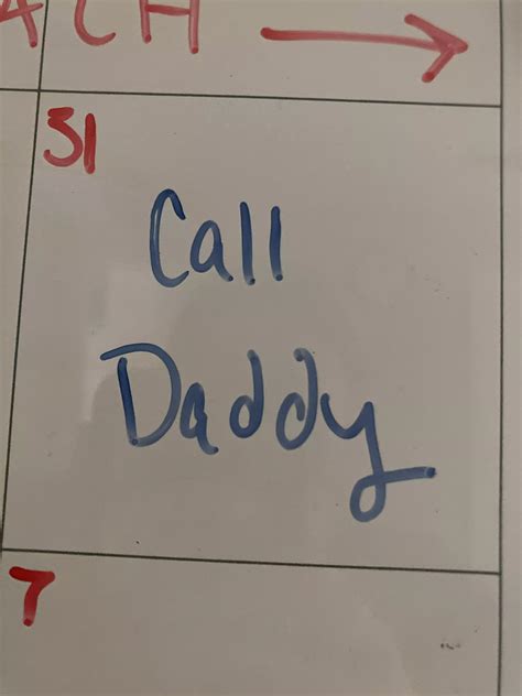 Halloween Is A Hard Day For My Daddy So I Hafta Remember To Call Him On