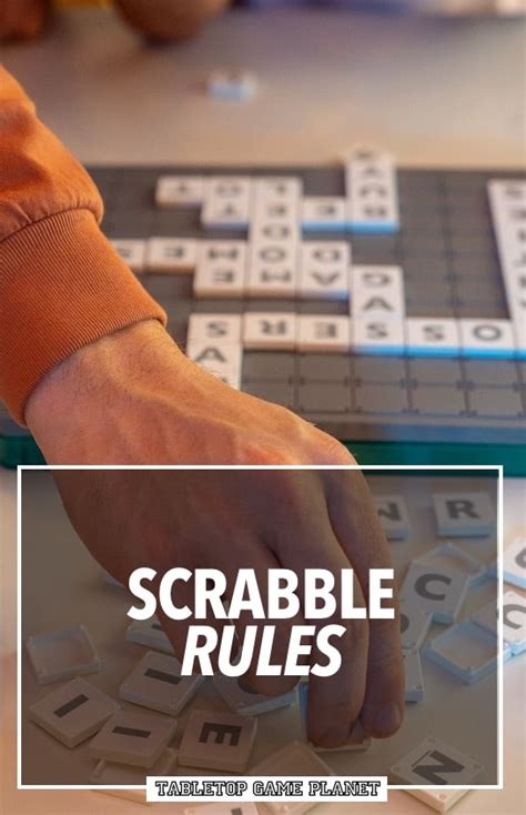 Scrabble Rules Tabletop Game Planet