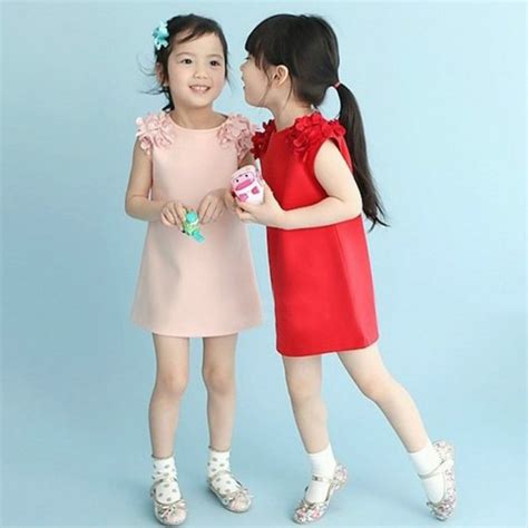 Children Clothing Flower Sleeveless Cotton Girls Dresses For 2 8y Kids