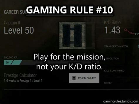 Rule 10 Gaming Rules Video Game Logic Game Quotes