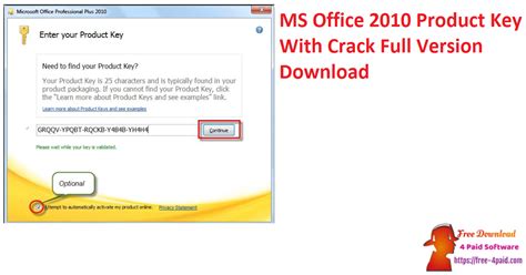 Ms Office 2010 Product Key With Full Setup Free Download Updated 2021