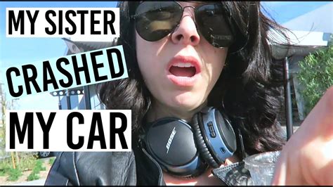 My Sister Crashed My Car Vlogmas Day 4 Youtube