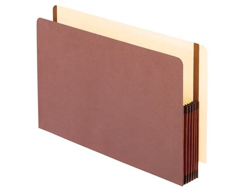 Premium Reinforced End Tab Expanding File Pockets Legal Size Redrope