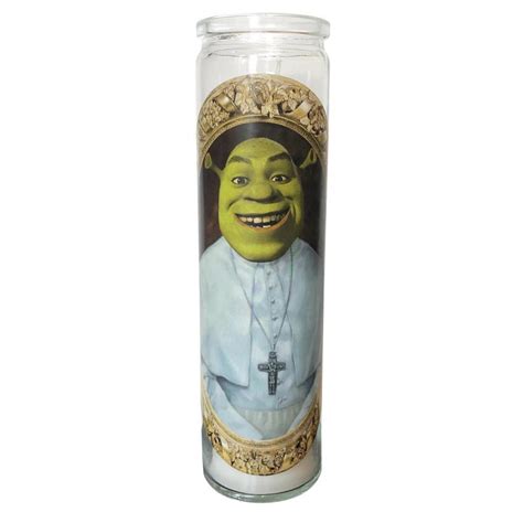 Shrek Celebrity Prayer Candle Shrine On Outer Layer