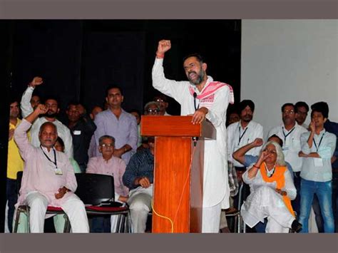 In Pics Prashant Bhushan Yogendra Yadav Launch Political Outfit