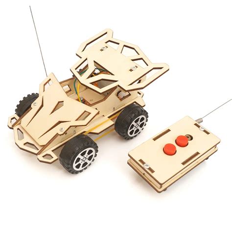 Diy Rc Car Assembly Building Vehicle Toys For Children Powered