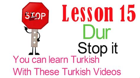 Learn Turkish Through Turkish Lesson Frequently Used Words