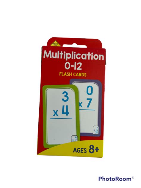 Multiplication Flash Cards One Stop Sensory Shop