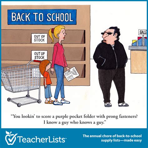 Funny Back To School Cartoons For Teachers Funny Goal