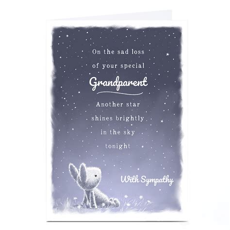 Buy Personalised Sympathy Card With Sympathy For Gbp 179 Card