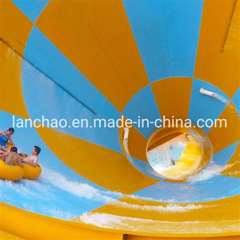 Amusement Water Park Equipment Fiberglass Big Water Slide China Theme