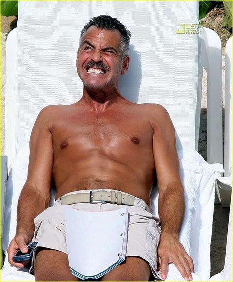 George Clooney Paparazzi Shirtless Photos Naked Male Celebrities