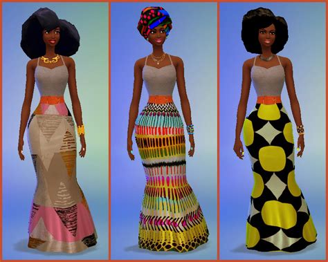 Sims 4 African Clothes Cc