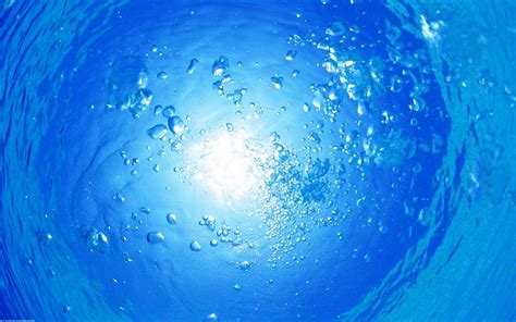 Underwater Blue Bubbles Hd Wallpaper Nature And Landscape Wallpaper Better