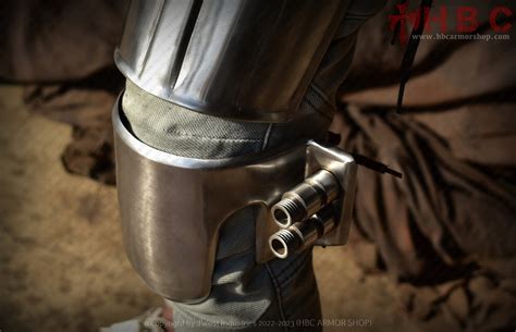 Mandalorian Metal Thigh And Knee Armour — Hbc Armor Shop