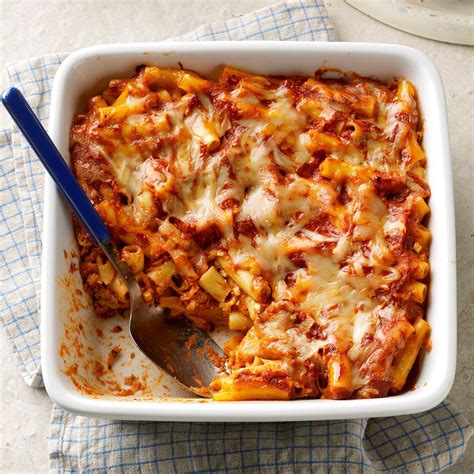 Easy Baked Ziti Recipe With Ground Beef Diary