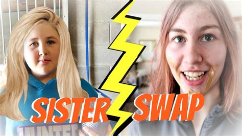 sisters swap lives for a day youtube