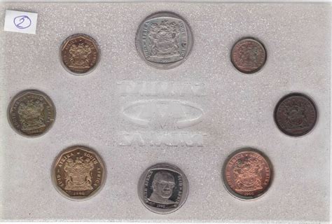 1 Cent 1990 Pw South Africa Rare Extremely Mint 8 Dif Coins Set 2 Rand Botha 2 Ma Shops
