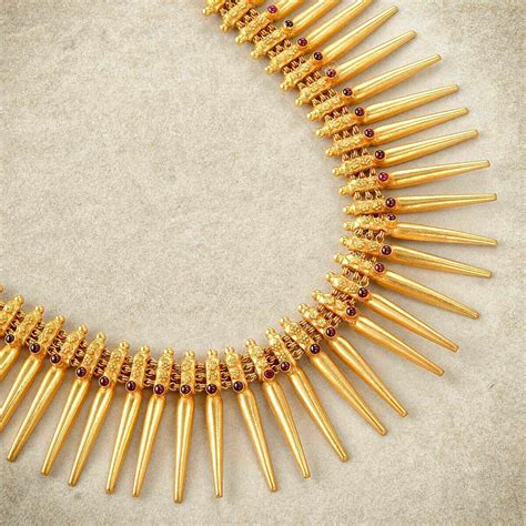 Kerala Design Gold Jewellery Design Necklaces Gold Necklace Designs