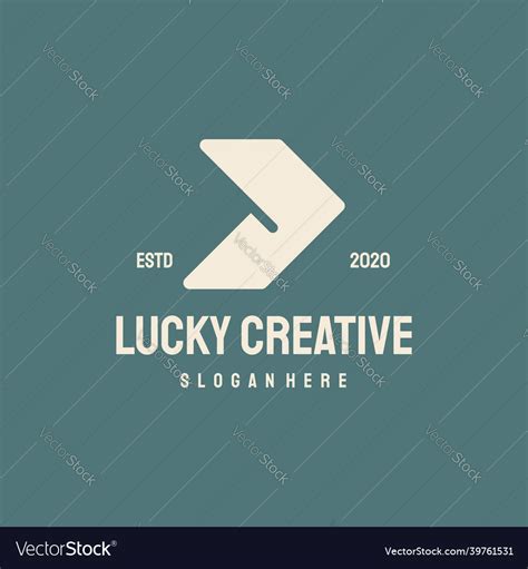 Fast Forward Logo Retro Vintage Template Express Vector Image