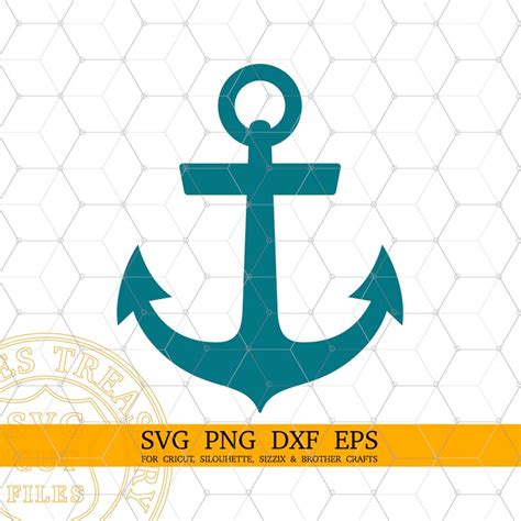 Anchor Svg Nautical Svg Anchor Png Dxf Eps Cut Files Etsy Uk
