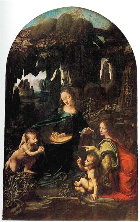 Leonardo Da Vinci Virgin Of The Rocks1483 6 See And Flickr