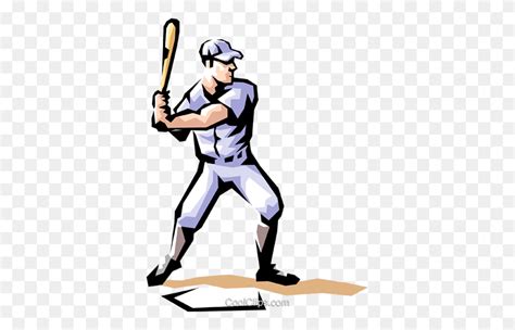 Baseball Player Royalty Free Vector Clip Art Illustration Baseball