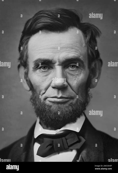 Abraham Lincoln Portrait Photograph Of President Abraham Lincoln Taken
