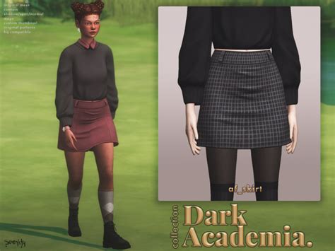 Dark Academia Collection By Serenity The Sims 4 Download