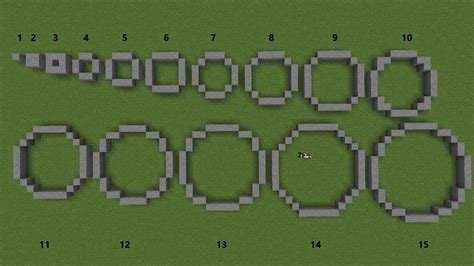How To Build Circles In Minecraft Circle Chart Pro Game Guides
