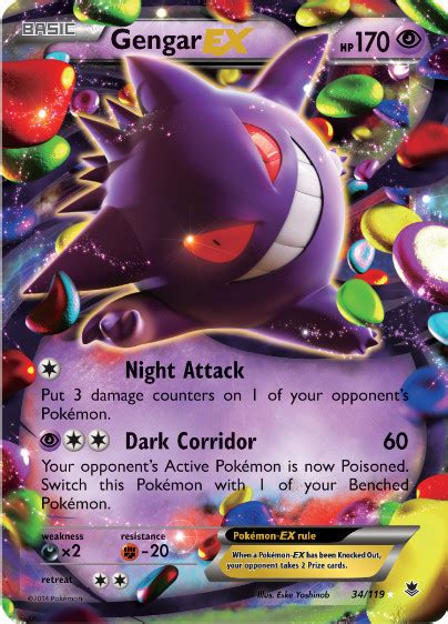 Phantom forces card list, prices & collection management. Gengar EX and Mega Gengar EX from Pokemon X&Y Phantom ...