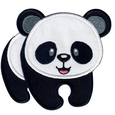 Patchmommy Panda Bear Patch Iron Onsew On Appliques For Kids