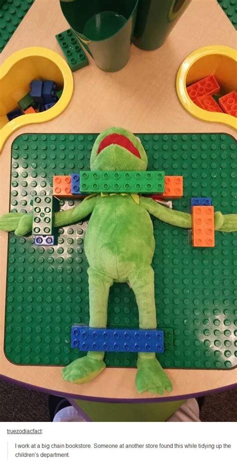 Kermit In Lego Jail Kermit The Frog Know Your Meme