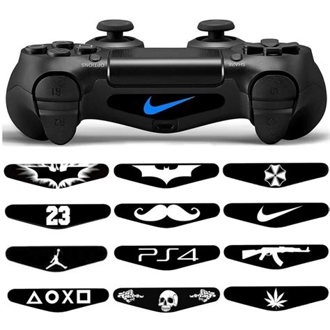 1 Pair For Playstation 4 Led Light Bar Sticker Decal Ps4