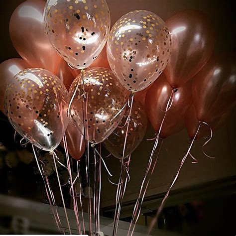 Outofmybubble Rose Gold Ceiling Balloons Up To 11 Engaged Bridal