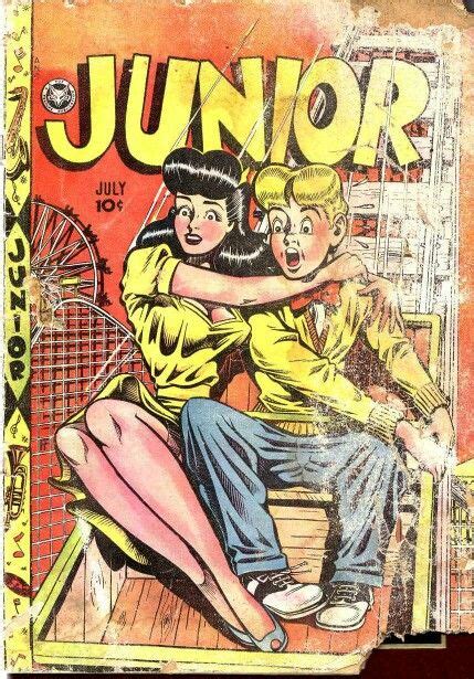 Junior 16 Comics Comic Book Covers Retro Comic