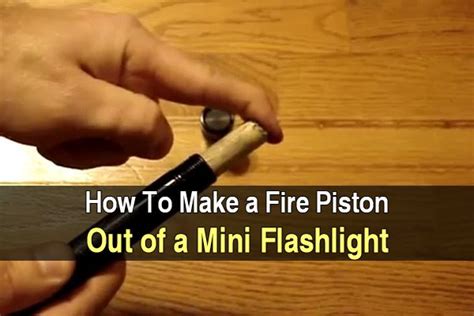 In the crafting menu, you should see a crafting area that is made up of a 3x3 crafting grid. How to Make a Fire Piston Out of a Mini Flashlight