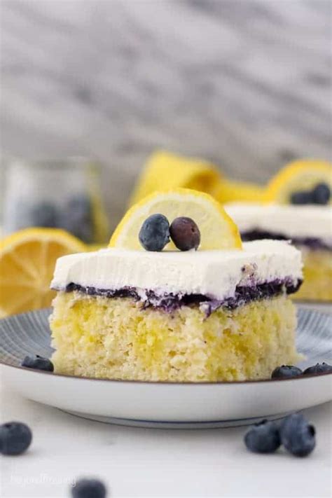 Lemon Blueberry Poke Cake Recipe Beyond Frosting