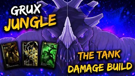Paragon Grux Gameplay Growthorder The Best Jungle Build Youtube