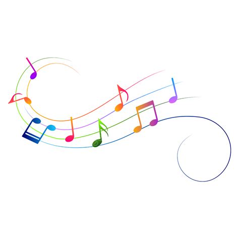 Music Notes Design With Swirls Music Notes Musical Elements Music Note Png And Vector With