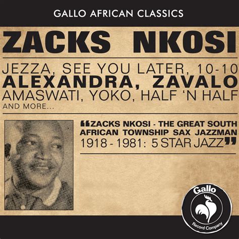 Zacks Nkosi | Zacks Nkosi | African Classics