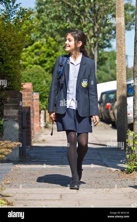 Uniform School Children Walking Home Hi Res Stock Photography And