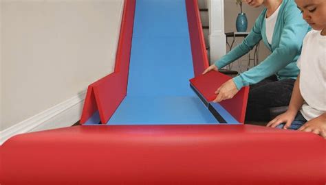 Sliderider Folding Mats Turn Stairs Into A Slide Spicytec
