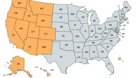 Western United States Map Map Of Western Us Western Region Usa