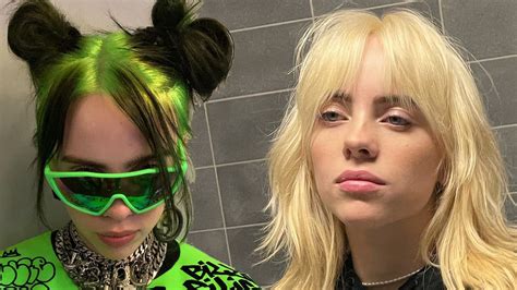 Billie Eilish Reveals Why She Hid Her Bleach Blonde Hair Entertainment Tonight