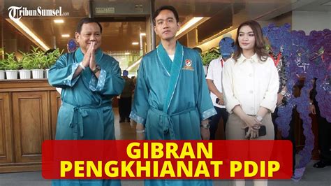 Politikus Pdip Berduka Matinya Demokratisasi Gibran Membangkang Lebih